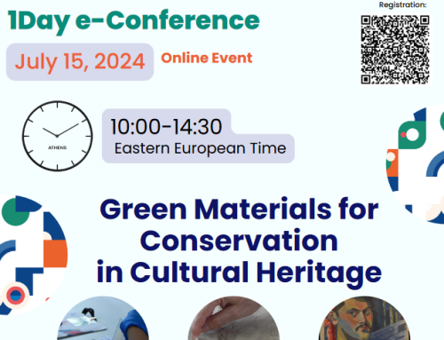 Upcoming Online Conference on Green Materials for Conservation in Cultural Heritage